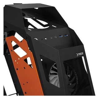 Foto 2 | Foto 2 | Gabinete Xtreme Pc Gaming Mini Torre 3 Fan Argb Negro Y Naranja Cxtxzbo