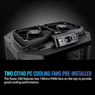 Foto 6 | Foto 6 | Micro-atx Negro Case Thermaltake Tower 300 Con Ventilador De 2 X 140 Mm - Venta Internacional.