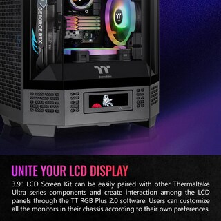 Foto 5 | Foto 5 | Kit De Paneles Lcd Thermaltake Tower Serie 300/600 Con Pantalla Lcd De 3,9 Pulgadas - Venta Internacional.