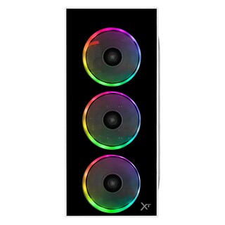 Foto 2 | Foto 2 | Gabinete Gamer Xtreme Pc Gaming Dragonfly Media Torre Atx 600w 4 Fan Cristal Templado Rgb Blanco