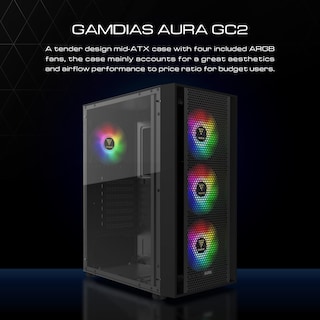 Foto 2 | Foto 2 | Funda De Ordenador Para Videojuegos Atx Mid Tower Gamdias Con Vidrio Templado - Venta Internacional.