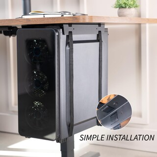 Foto 7 | Foto 7 | Soporte Para Pc Vivo Mount-pc02s Para Colocar Debajo Del Escritorio/pared, Negro - Venta Internacional.