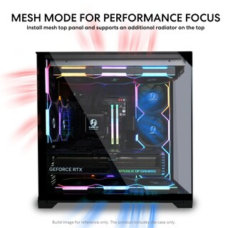 Foto 4 | Foto 4 | Funda Para Ordenador Lian Li O11 Vision Compact Black Atx Mid Tower - Venta Internacional.