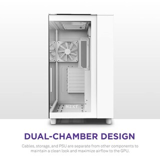 Foto 4 | Foto 4 | Funda Para Videojuegos Para Pc Nzxt H9 Elite De Doble Cámara Atx Mid-tower Blanca - Venta Internacional.