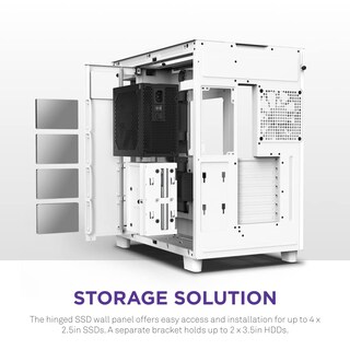 Foto 6 | Foto 6 | Funda Para Videojuegos Para Pc Nzxt H9 Elite De Doble Cámara Atx Mid-tower Blanca - Venta Internacional.