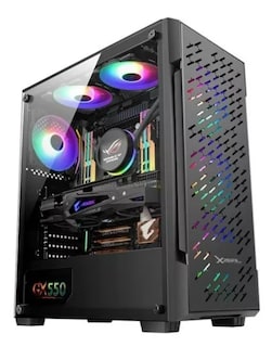 Foto 4 | Foto 4 | Gabinete Xzeal Xz135 Con Ventana Mid Tower Atx Micro /v Color Negro