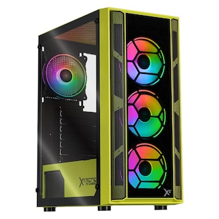 Foto 1 | Foto 1 | Gabinete Xtreme Pc Gaming Kronos Media Torre 4 Fan Argb Verde Neon Cxtgsxng