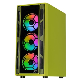 Foto 2 | Foto 2 | Gabinete Xtreme Pc Gaming Kronos Media Torre 4 Fan Argb Verde Neon Cxtgsxng