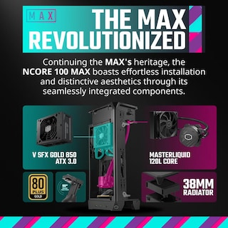 Foto 2 | Foto 2 | Gabinete Cooler Master Ncore 100 Max Mini-itx Itx Usb 3.2