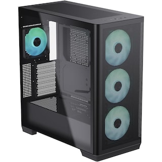 Foto 1 | Foto 1 | Gabinete Apnx C1 Midi-tower Gab C1-bk-v1 Negro Argbatx