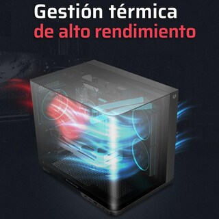 Foto 4 | Foto 4 | Gabinete Gamer Balam Rush Tank Expert Curve 6800 Atx Media Torre 3 Fan Panel Curvo Cristal Templado Usb-c Argb Negro Br-941570