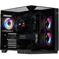 Gabinete Gamer Naceb Iris Nano Micro Atx Mini Torre 3 Fan Panel Cristal Templado Usb-c Argb Na-0638
