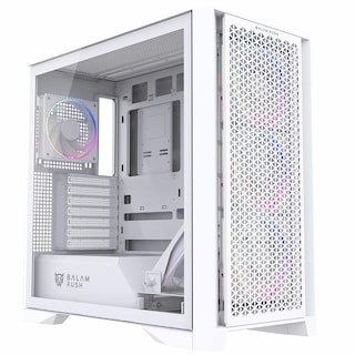Foto 1 | Foto 1 | Gabinete Gamer Balam Rush Carbono Polar Twin Mate 9900 Atx Media Torre 5 Fan Argb Cristal Templado U