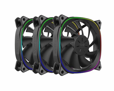 Foto 1 | Foto 1 | Ventilador Inwin Sirius Extreme Loop Ase120 3x120 Argb color Negro
