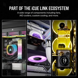 Foto 6 | Foto 6 | Ventilador Corsair Icue Link Qx120 Rgb Con Cúpula Magnética De 120 Mm, Color Negro - Venta Internacional.