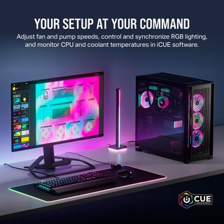 Foto 7 | Foto 7 | Ventilador Corsair Icue Link Qx120 Rgb Con Cúpula Magnética De 120 Mm, Color Negro - Venta Internacional.