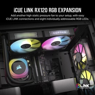 Foto 2 | Foto 2 | Ventilador Corsair Icue Link Rx120 Rgb Con Cúpula Magnética Pwm De 120 Mm - Venta Internacional.