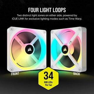 Foto 4 | Foto 4 | Kit Básico De Ventilador Doble Fan Corsair Icue Link Qx140 Rgb De 140 Mm - Venta Internacional.