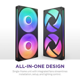 Foto 2 | Foto 2 | Unidad De Ventilador Nzxt F280 Rgb Core Con 2 Ventiladores De 140 Mm Y 280 Mm - Venta Internacional.