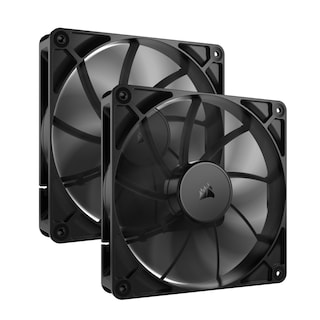 Foto 1 | Foto 1 | Ventilador Corsair RS140 140 mm PWM con Cadena Tipo Margarita Negro 2 Piezas - Venta Internacional