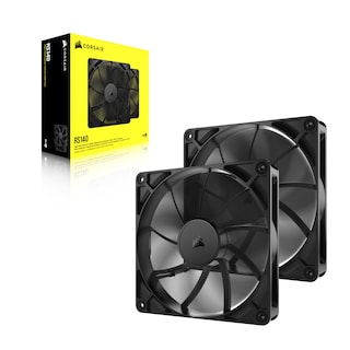 Foto 6 | Foto 6 | Ventilador Corsair RS140 140 mm PWM con Cadena Tipo Margarita Negro 2 Piezas - Venta Internacional