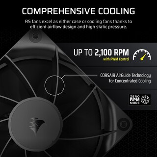 Foto 4 | Foto 4 | Ventilador Corsair RS120 PWM de 120 mm con Cadena Tipo Margarita 3 Piezas - Venta Internacional
