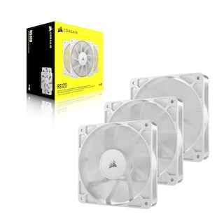 Foto 6 | Foto 6 | Ventilador Corsair RS120 120 mm PWM con Cadena Tipo Margarita Bajo Nivel de Ruido Blanco 3 Piezas - Venta Internacional