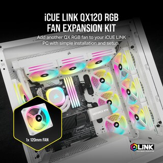 Foto 2 | Foto 2 | Ventilador Corsair Icue Link Qx120 Rgb Con Cúpula Magnética De 120 mm-Venta Internacional