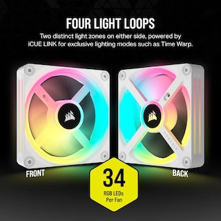 Foto 4 | Foto 4 | Ventilador Corsair Icue Link Qx120 Rgb Con Cúpula Magnética De 120 mm-Venta Internacional