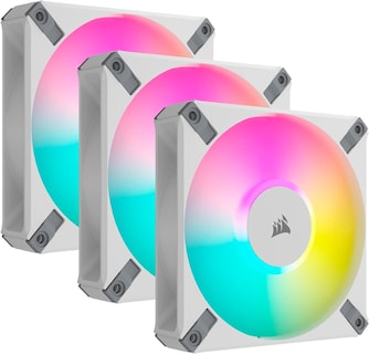 Foto 1 | Foto 1 | Kit De Ventiladores Corsair Icue Af120 Rgb Elite 120 Mm Pwm Triple White - Venta Internacional.