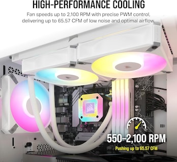 Foto 3 | Foto 3 | Kit De Ventiladores Corsair Icue Af120 Rgb Elite 120 Mm Pwm Triple White - Venta Internacional.