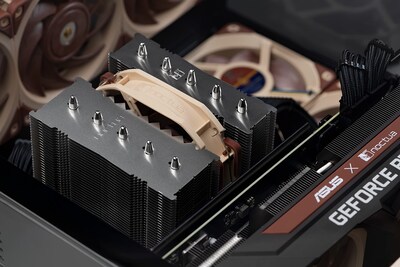 Foto 6 | Foto 6 | Enfriador De Cpu Noctua Nh-d12l, Baja Altura, Doble Torre, 120 Mm, Marrón - Venta Internacional.
