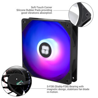 Foto 5 | Foto 5 | Ventilador De Cpu Thermalright Tl-c12c-s X3 120 Mm Argb 1550 Rpm, Paquete De 3 - Venta Internacional.
