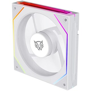Foto 4 | Foto 4 | Ventilador Gamer Balam Rush Eolox Link Exl95 120mm Argb Diseño Cuadrado Pwm 4 Pin 1800rpm Blanco
