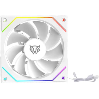 Foto 5 | Foto 5 | Ventilador Gamer Balam Rush Eolox Link Exl95 120mm Argb Diseño Cuadrado Pwm 4 Pin 1800rpm Blanco