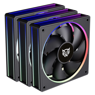 Foto 1 | Foto 1 | Ventilador Balam Rush Eolox Bora Exb85 Kit3x1 120mm Negro Argb Br-942126