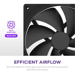 Foto 3 | Foto 3 | Ventiladores De Presión Estática Nzxt F120p De 120 Mm, Paquete Único, Negros - Venta Internacional.