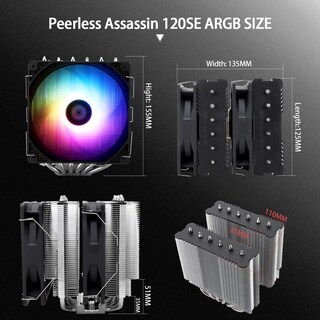 Foto 6 | Foto 6 | Enfriador De Aire Para Cpu Thermalright Peerless Assassin 120 Se Argb - Venta Internacional.