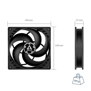Foto 3 | Foto 3 | Ventilador Case Arctic P14 140 Mm Presión Optimizada 1700 Rpm Paquete De 5 - Venta Internacional.