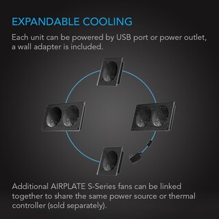 Foto 5 | Foto 5 | Sistema De Ventilador De Refrigeración Ac Infinity Airplate S9 Para Cine En Casa - Venta Internacional.