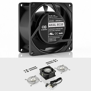 Foto 2 | Foto 2 | Ventilador Para Magdalenas Ac Infinity Axial 8038 80 Mm X 38 Mm 120 V Ac - Venta Internacional.