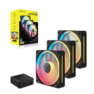 Foto 1 | Foto 1 | Ventilador Corsair Icue Link Lx120 Kit 3x1 Rgb 120mm Negro Co-9051050-ww