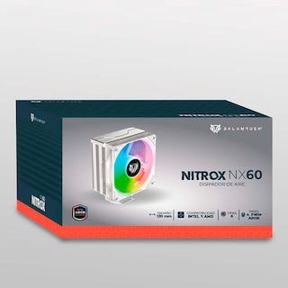 Foto 6 | Foto 6 | Disipador CPU Gamer Balam Rush Nitrox Nx60 120mm Argb Lga 1700 Am5 600-1800 Rpm 4-pin Blanco Br-937924