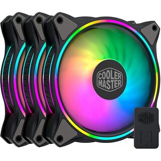 Foto 1 | Foto 1 | 3 Ventiladores Cooler Master 120mm Masterfan Mf120 Halo Rgb Controlador Mfl-b2dn-183pa-r1