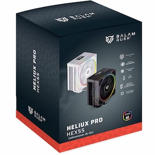 Foto 6 | Foto 6 | Disipador Cpu Gamer Balam Rush Heliux Pro Hex55 120mm Argb 3pin Lga 1851 Am5 600 - 2000 Rpm 4-pin Pw