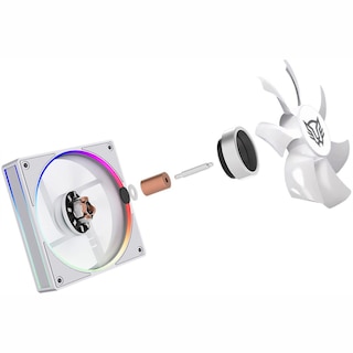 Foto 3 | Foto 3 | Disipador Doble Cpu Gamer Balam Rush Heliux Pro Hex75 120mm Argb 3pin Lga1851 Am5 600 - 2000 Rpm 4-p