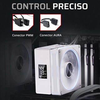 Foto 4 | Foto 4 | Disipador Doble Cpu Gamer Balam Rush Heliux Pro Hex75 120mm Argb 3pin Lga1851 Am5 600 - 2000 Rpm 4-p