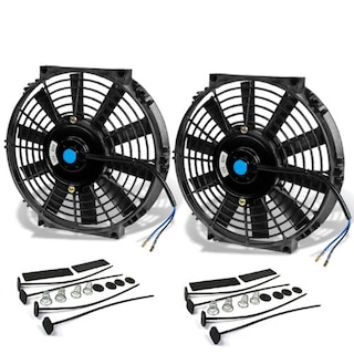 Foto 6 | Foto 6 | Kit De Ventilador De Refrigeración De Radiador Eléctrico Dna Motoring 10 Cm, 2 Piezas - Venta Internacional.