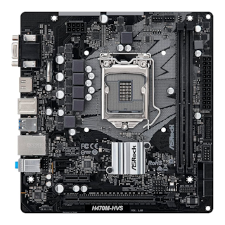 Foto 2 | Foto 2 | Tarjeta Madre Asrock H470m-hvs Intel 1200 Ddr4 Micro Atx color Negro