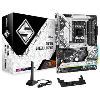 Foto 1 | Foto 1 | Tarjeta Madre Asrock X670e Steel Legend Wi-fi 6e Am5 Ddr5 color Blanco